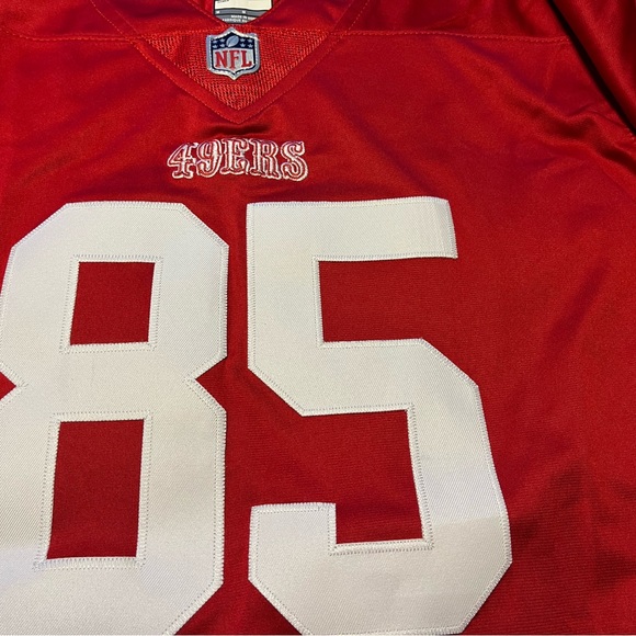 Nike NFL Jersey. San Francisco 49ers number 85 - Picture 5 of 7